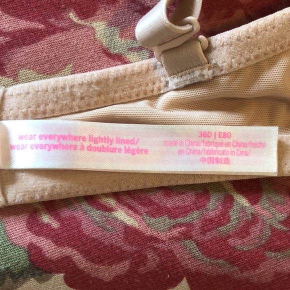 VICTORIA SECRET Size 36D  PINK  Bra Soft Taupe Underwire Soft Cozy $49 NEW - Picture 9 of 14